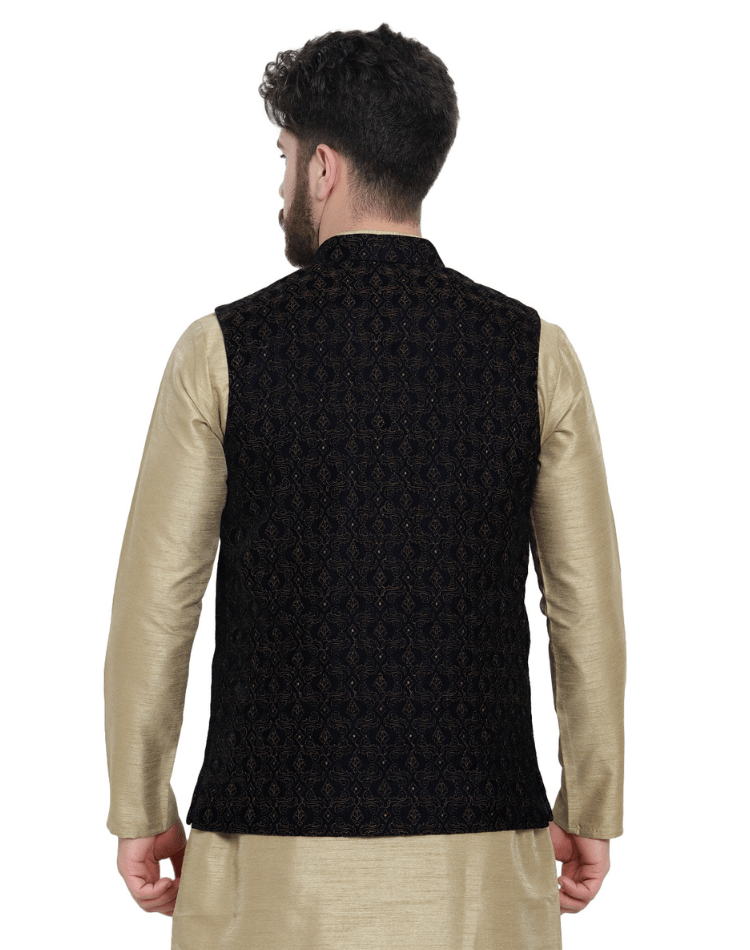 Mens-Black-Fabric-Embroidered-Waistcoat-3-1.png