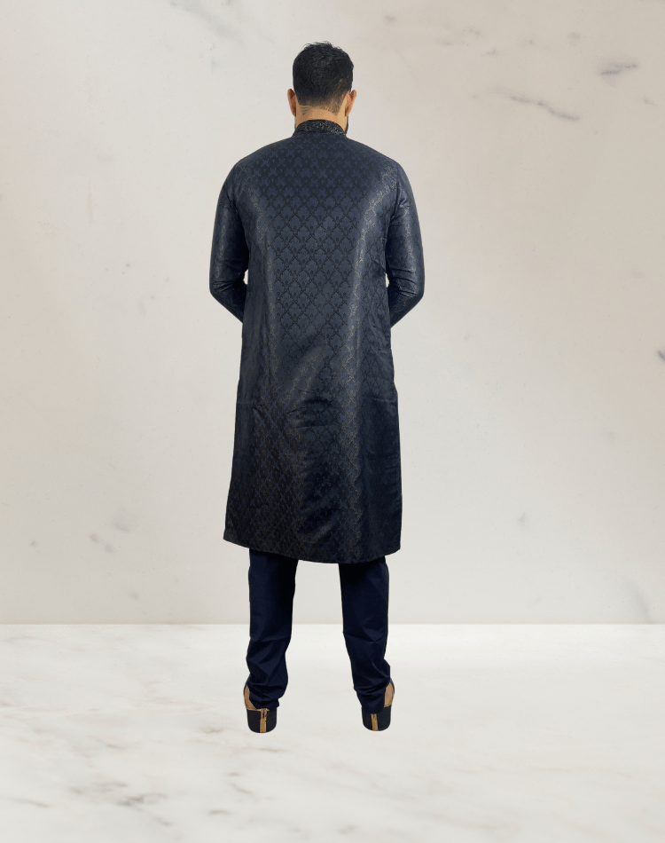 Mens-Blue-Embroidered-Kurta-Back-Side-2.png
