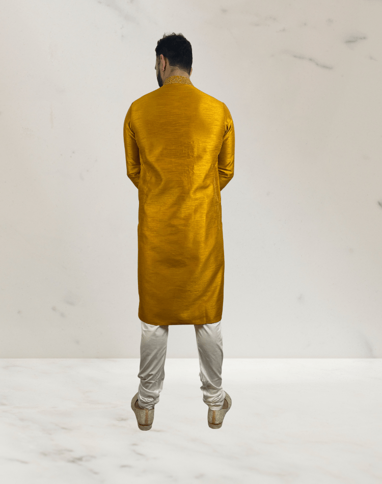 Mens-Embroidered-Yellow-Silk-Kurta-Back-Side-1.png