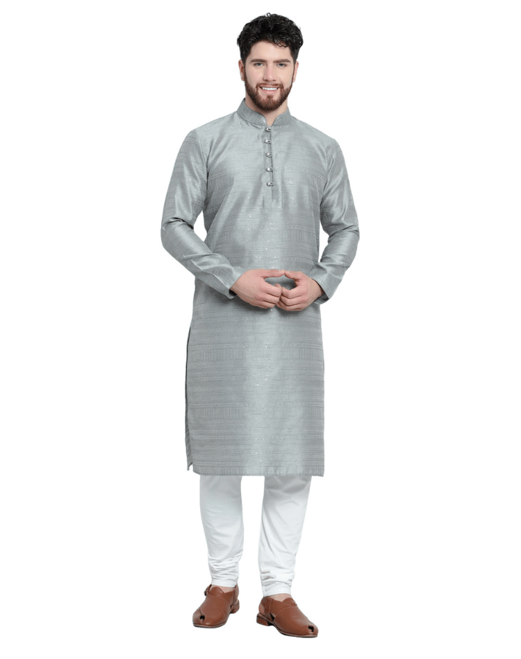 Mens-Grey-Plain-Design-Kurta-2-1.png